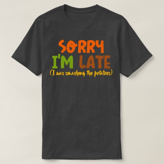 Kartoffeln zerkleinern T-Shirt (Design vorne)