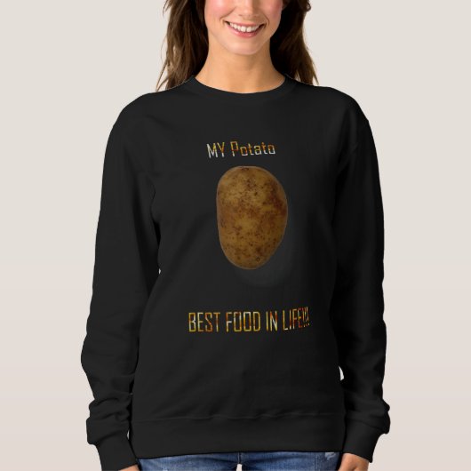 Kartoffelnahrung je sweatshirt (Vorderseite)
