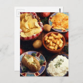 Kartoffelnahrung Postkarte (Vorne/Hinten)