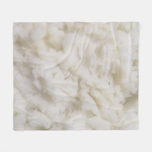 Kartoffelpüree Fleecedecke (Vorderseite (Horizontal))