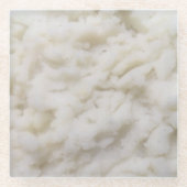 Kartoffelpüree Glasuntersetzer (Vorderseite)