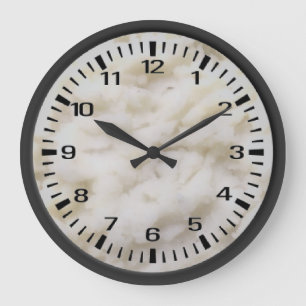 Kartoffelpüree Große Wanduhr