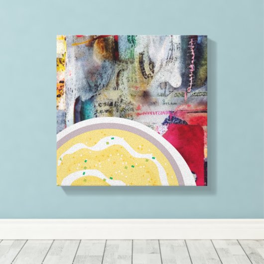 Kartoffelpüree Leinwanddruck (Insitu (Holzboden))