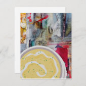 Kartoffelpüree Mitteilungskarte (Vorne/Hinten)