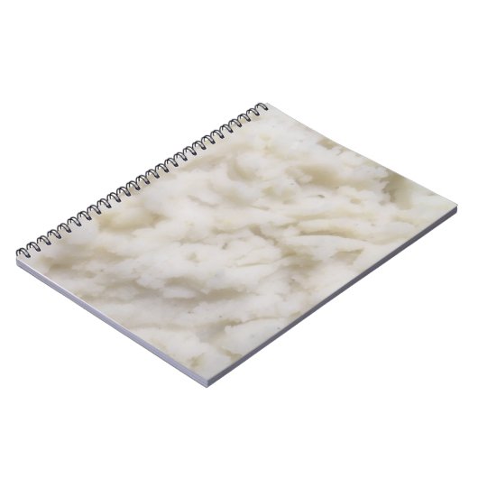 Kartoffelpüree Notizblock (Linke Seite)