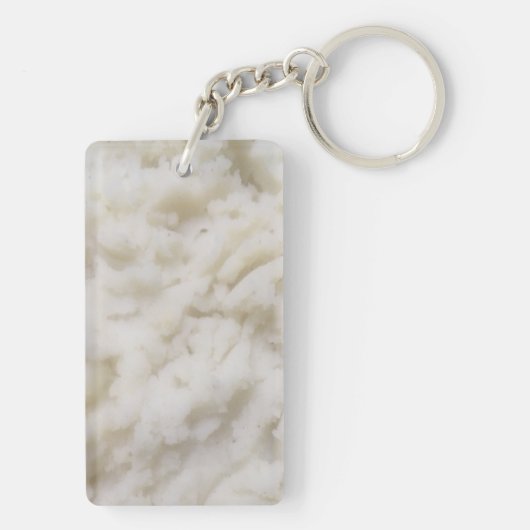 Kartoffelpüree Schlüsselanhänger (Rückseite)