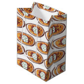 Kartoffelpüree Snack Food Appetizer Bacon Mittlere Geschenktüte (Vorderseite Schrägansicht)