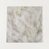 Kartoffelpüree Wandteppich (Vorderseite (Horizontal))