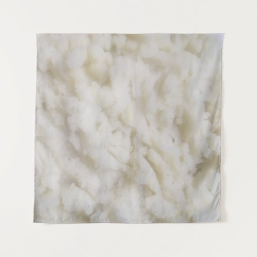 Kartoffelpüree Wandteppich (Vorderseite (Horizontal))