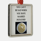 Kartoffelpürees Silbernes Ornament (Rechts)