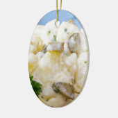 Kartoffelsalat mit Wurst und Senf Keramikornament (Links)