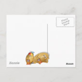 Kartoffelsalat - Mutterkuchen Postkarte (Rückseite)