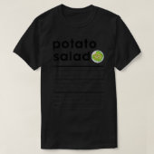 Kartoffelsalat Nahrung Fakten T-Shirt (Design vorne)