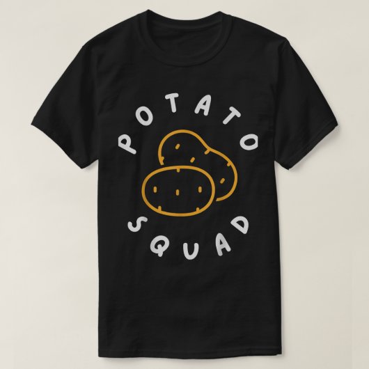 KartoffelSquad für Kartoffel Lover Vegetarian Team T-Shirt (Design vorne)
