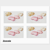 Kartoffelstudie 1993 rechteckiger aufkleber (Blatt)