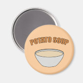 Kartoffelsuppe Magnet (Vorderseite/Rückseite)