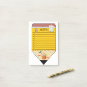 Kartoffelsuppe nach dem it post-it klebezettel (Auf Schreibtisch)