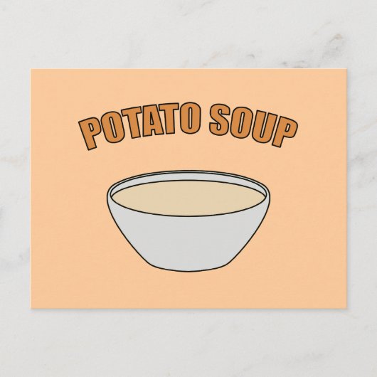 Kartoffelsuppe Postkarte (Vorderseite)