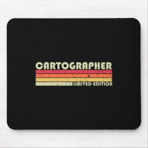 Kartograf Funny Job Title Profession Birthday W Mousepad