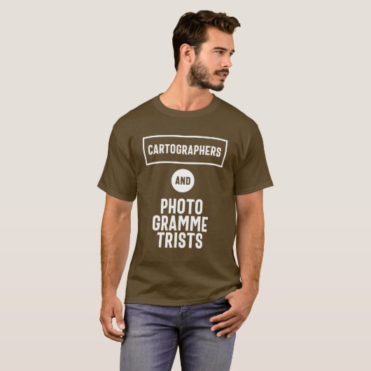 Kartografen & Fotogrammetristen Job Title Gift T-Shirt (Vorne ganz)