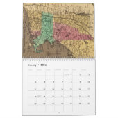 Kartografie-Kalender in Neuengland Kalender (Jan 2026)