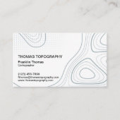 Kartografischer Kartenhersteller Visitenkarte (Vorderseite)