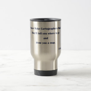 Kartograph-wütende Tasse