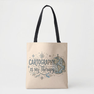 Kartographie ist meine Therapie-Tasche Tasche
