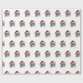 Kartographie - Weihnachtsfeier Geschenkpapier (Flach)