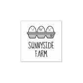 Karton 2 für frische landwirtschaftliche Eier Gummistempel (Prägung)