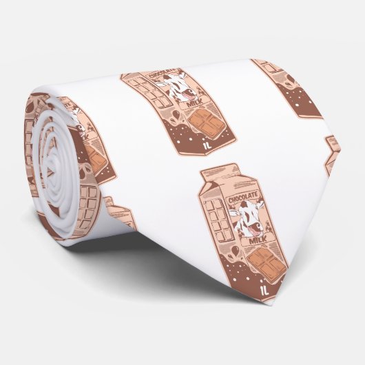 Karton aus Schokoladenmilch Krawatte (Gerollt)