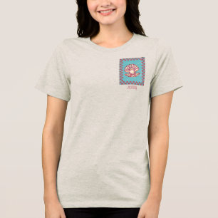 Karton-Auster mit Individuelle Name Tri-Blend Shirt