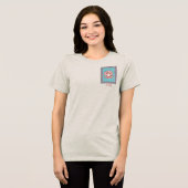 Karton-Auster mit Individuelle Name Tri-Blend Shirt (Vorderseite voll)