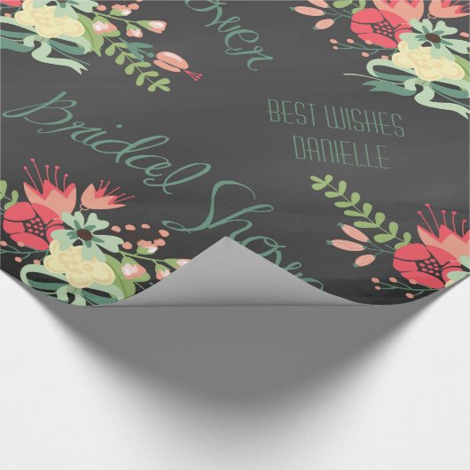 Karton-Brautparty-Blume Wrapper Geschenkpapier (Ecke)