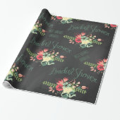 Karton-Brautparty-Blume Wrapper Geschenkpapier (Ungerollt)