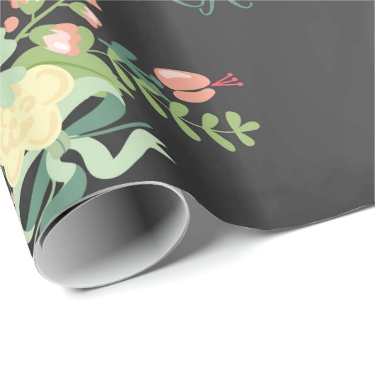 Karton-Brautparty-Blume Wrapper Geschenkpapier (Rolleneckpunkt)