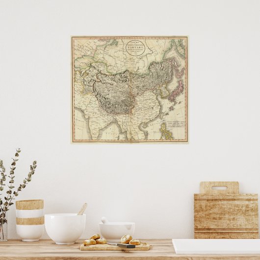 Karton, Chinesisch und unabhängig Poster (Küche)