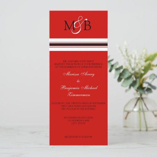 Karton Einladung (Stehend Vorderseite)