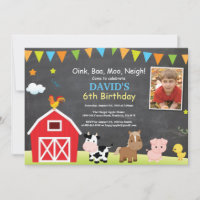 Karton Farm Birthday Invasion Barnyard Party