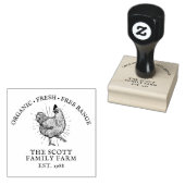 Karton für personalisierte Vintage Familienbetrieb Gummistempel (Stempel)