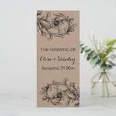 Karton für Vintage Blumenzehen Programm (Stehend Vorderseite)