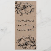 Karton für Vintage Blumenzehen Programm (Vorderseite)