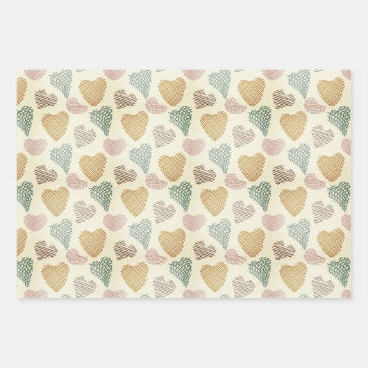 Karton, Geschenkpapier, Packpapier Geschenkpapier Set (Vorderseite 2)