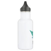 Karton Krokodil Kinder Edelstahlflasche (Links)