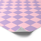 Karton lila und rosa poster (Ecke)