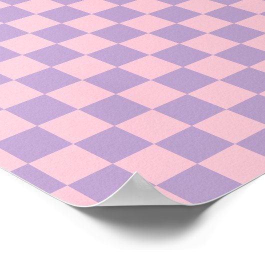 Karton lila und rosa poster (Ecke)