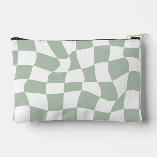 Karton mit grün gezogenem Hintergrund Zubehörtasche (Rückseite)