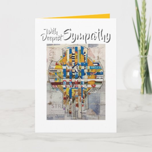 Karton mit tiefster Sympathiekarte Karte (Vorderseite)