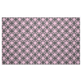 Karton Mitte des Jahrhunderts - grau und rosa Stoff (Fat Quarter (45,7 x 55,9 cm))