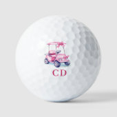 Karton-Monogramm Golfball (Vorderseite)